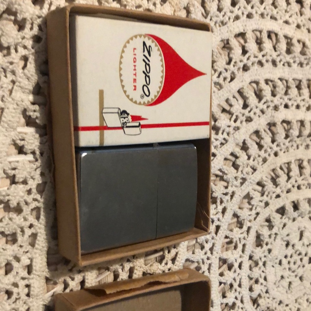 2 VINTAGE zippo lighters 1972
